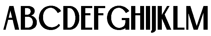 BLESONVOOZART-Medium Font UPPERCASE