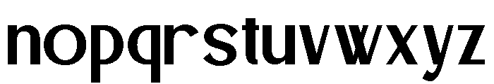 BLESONVOOZART-Medium Font LOWERCASE