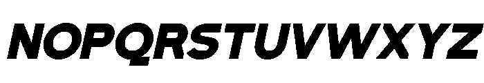 BLINKO Oblique Font UPPERCASE