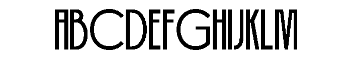 BLOCENT-Regular Font UPPERCASE