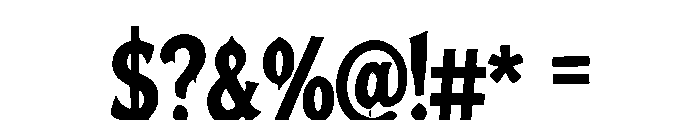BLOOD MOON Regular Font OTHER CHARS