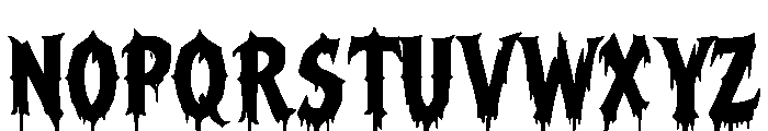 BLOODMOON-Regular Font UPPERCASE