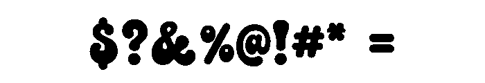 BLOVANA Font OTHER CHARS