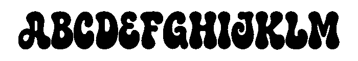 BLOVANA Font UPPERCASE