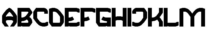 BLUE SAPPHIRE Bold Font UPPERCASE