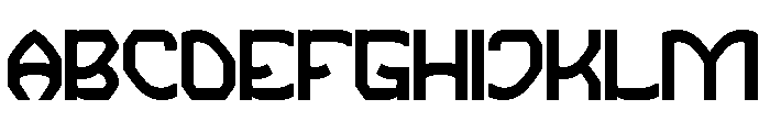 BLUE SAPPHIRE Font UPPERCASE