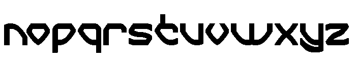BLUE SAPPHIRE Font LOWERCASE