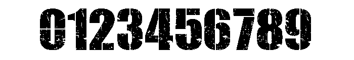 Black Army Grunge Font OTHER CHARS