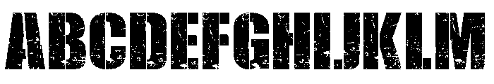 Black Army Grunge FONT