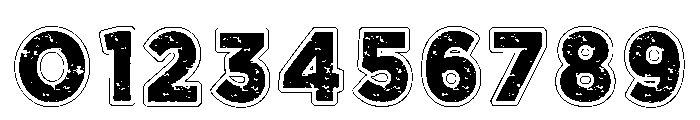 Black Army Regular Font OTHER CHARS