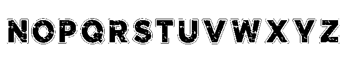 Black Army Regular Font LOWERCASE