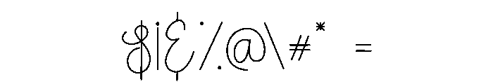 Black Artist Font OTHER CHARS