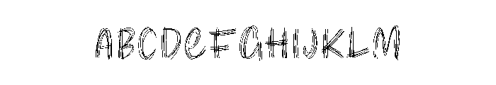 Black Artist Font UPPERCASE