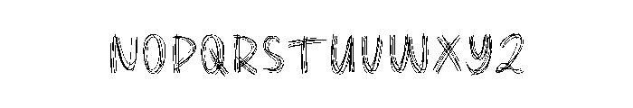 Black Artist Font UPPERCASE