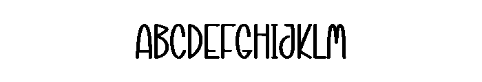 Black Avenue Font UPPERCASE