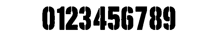 Black Barricade Font OTHER CHARS