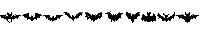 Black Bat Font OTHER CHARS