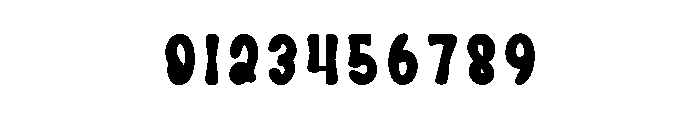 Black Birthday Font OTHER CHARS