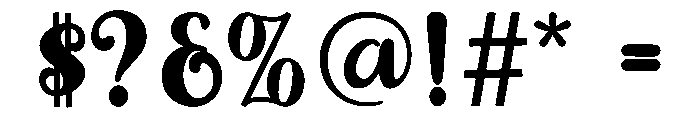 Black Boho Bold Font OTHER CHARS