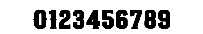 Black Bold Western Regular Font OTHER CHARS