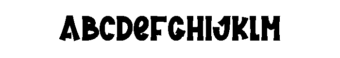 Black Books Font UPPERCASE
