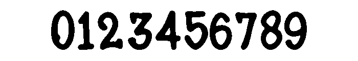 Black Brown Font OTHER CHARS