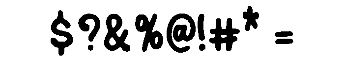 Black Brown Font OTHER CHARS