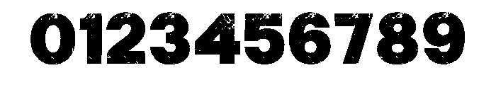 Black Brush Regular Font OTHER CHARS