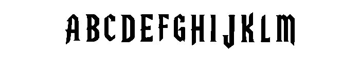 Black Buddy Regular Font UPPERCASE