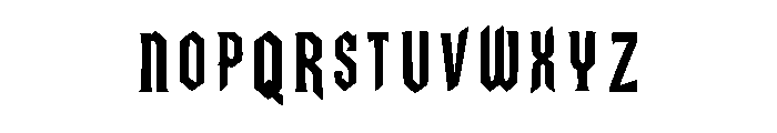 Black Buddy Regular Font LOWERCASE