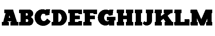 Black Bullet Regular Font UPPERCASE