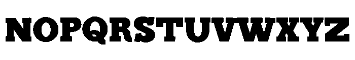 Black Bullet Regular Font UPPERCASE