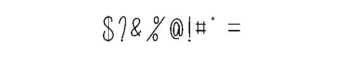 Black Butterfly Font OTHER CHARS
