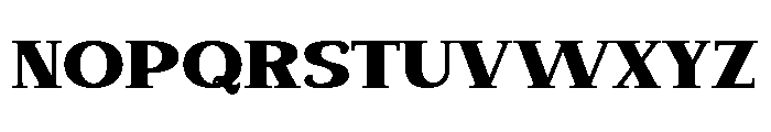 Black Cheese Font UPPERCASE