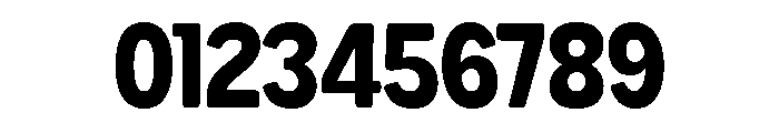 Black Chunky Regular Font OTHER CHARS