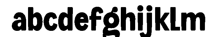 Black Chunky Regular FONT