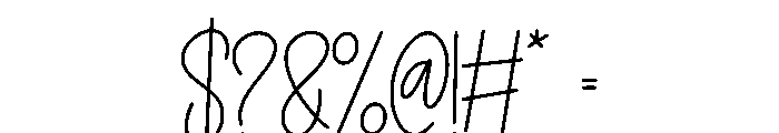 Black Coffe Regular Font OTHER CHARS