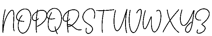Black Coffe Regular Font UPPERCASE