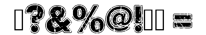 Black Combat Regular Font OTHER CHARS
