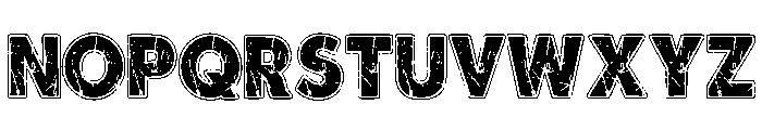 Black Combat Regular Font LOWERCASE