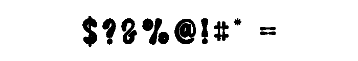 Black Comic Font OTHER CHARS