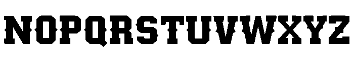Black Cowboy Regular Font LOWERCASE