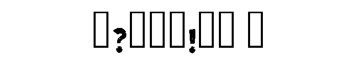 Black Decay Regular Font OTHER CHARS