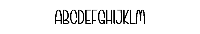 Black Digitaling Font UPPERCASE
