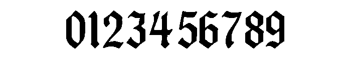 Black English Font OTHER CHARS