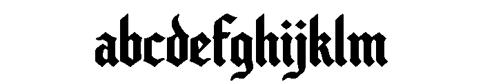 Black English FONT