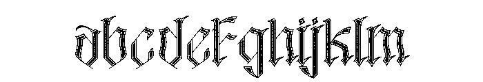 Black Eoghan Three FONT