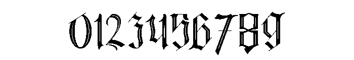 Black Eoghan Two Font OTHER CHARS