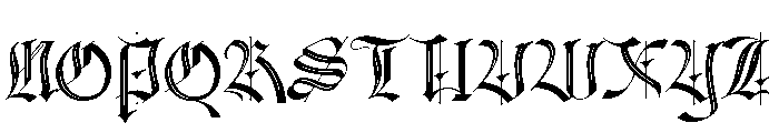 Black Eoghan Two Font UPPERCASE