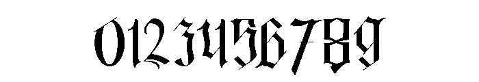 Black Eoghan Font OTHER CHARS